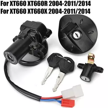 Выключатель зажигания, крышка топливного газа, ключ замка сиденья для Yamaha XT660 XT660R XT660X 2004-2011 2014 2005 2006 2007 2008 2009 2010 XT 660