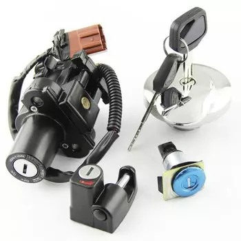 Выключатель зажигания мотоцикла, крышка топливного бензобака, крышка замка сиденья, набор ключей для Honda CB400SS, аксессуары для мотоциклов