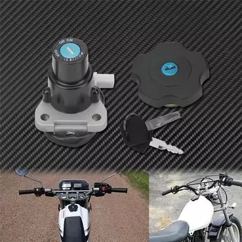 Выключатель зажигания мотоцикла, крышка топливного газа, ключ замка зажигания для Yamaha XT225 Serow 225 XT600 90-95 TW200 03-17 DT200 DT200R