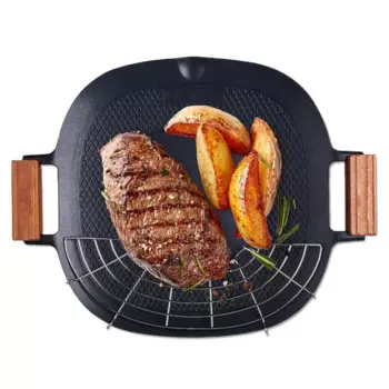 Выпечка, поднос для барбекю, домашняя антипригарная сковорода, искусственный камень, антипригарная решетка для гриля для дома