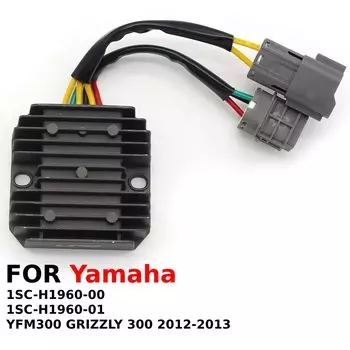 Выпрямитель регулятора напряжения мотоцикла для Yamaha YFM300, гризли 300, 2012-2013, OEM:1SC-H1960-00, 1SC-H1960-01, детали