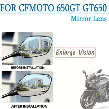 Выпуклое зеркало заднего вида с увеличением для CF CFMOTO 650GT 650 GT GT650
