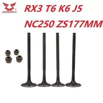 Выпускной выпускной клапан сальник для ZS177MM зонгшен двигатель NC250 KAYO T6 BSE J5 RX3 ZS250GY-3 4 клапаны Запчасти