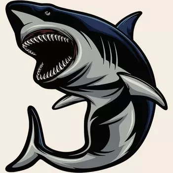 Высеченная наклейка в виде акулы — наклейка на бампер в виде акулы — для ноутбуков, стаканов, окон, автомобилей, грузовиков, стен, 15 см, ПВХ KK