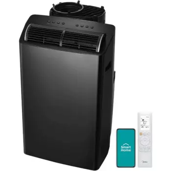 Высокоэффективный инвертор Duo 14000 BTU (12000 BTU SACC), ультратихий портативный кондиционер, охлаждает до 550 кв. Ft.,