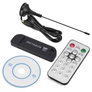 Высокое качество USB2.0 цифровой DVB-T SDR + DAB + FM ТВ-тюнер приемник SDR TV Stick RTL2832U + FC0012