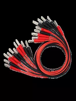 Высокогибкие силиконовые штекеры TL412, длина 1 м, 16awg, диаметром 4 мм, штабелируемые штекеры типа «банан», штекеры для испытаний