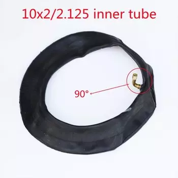 10x2/2.125 10x2,50 10x250 внутренняя трубка с прямым/изогнутым клапаном, бутиловая шина, камера для электрического скутера, детской коляски