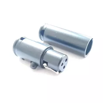 Высококачественная Черная оболочка Золотая шпилька Профессиональный мини 3-контактный прямоугольный XLR штекер и гнездо