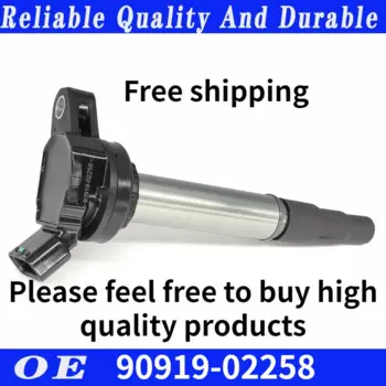 Высококачественная катушка зажигания 90919-02258 9091902258 Denso 673-1310 6731310 для Toyota Corolla Prius, автомобильные аксессуары