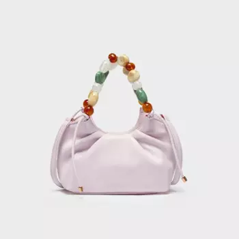 Высококачественная плиссированная женская сумка-облако с бисером, модная нишевая дизайнерская Персонализированная женская сумка с современным дизайном