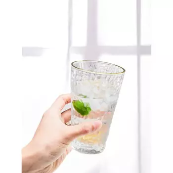 Высококачественная стеклянная кружка для воды из Пномпеня, бытовая кружка для питья, детская простая кружка для сока, завтрака, молока, кофе
