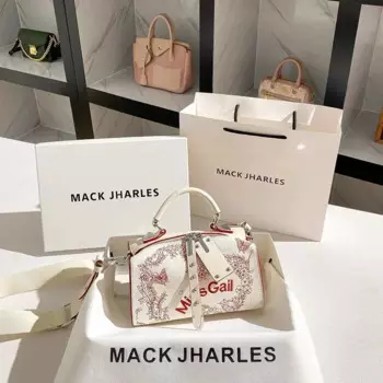 Высококачественная текстурированная кожаная сумка-подушка, модная дамская сумочка с вышивкой, женская сумка-мессенджер на плечо, Женская Повседневная сумка