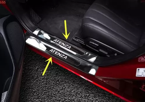 Высококачественная защитная накладка из нержавеющей стали для Mazda 6 ATENZA 2014-2021, защита от царапин, Стайлинг автомобиля