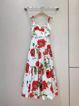 Высококачественное индивидуальное Новое Женское Цветочное платье