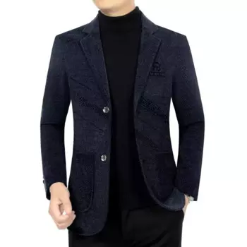 Высококачественное модное мужское шерстяное пальто, Повседневная Деловая Красивая приталенная Корейская версия, трендовый банкетный костюм, пальто, зимняя мужская куртка