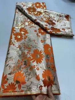 Высококачественное популярное нигерийское жаккардовое кружево, Африканское женское кружевное Тюлевое платье с бахромой, вечернее платье CW