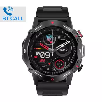 Высококачественные бизнес-смарт-часы с 1,43-дюймовым AMOLED-экраном, Bluetooth-телефонным звонком, мужские умные часы IP68, водонепроницаемые спортивные часы