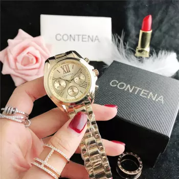 Высококачественные Новые Роскошные женские кварцевые часы из нержавеющей стали, модные и повседневные водонепроницаемые простые женские часы со стразами