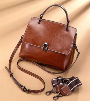 Высококачественные однотонные сумки через плечо из натуральной кожи для женщин, дамские сумочки из 2024 натуральной кожи, женская сумка-тоут