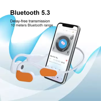 Высококачественные открытые наушники Bluetooth 5,3, Беспроводные спортивные наушники с воздушной проводимостью и Bluetooth для велоспорта, походов