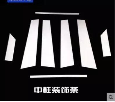 Полосы из нержавеющей стали для стайлинга автомобиля, отделка окон автомобиля, декоративные аксессуары для hyundai IX25 2015-2016