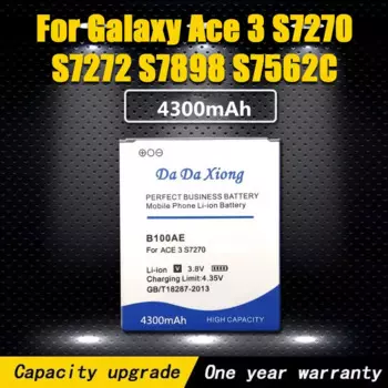 Высококачественный аккумулятор B100AE емкостью 4300 мАч для телефона Samsung Galaxy Ace 3 S7270 S7272 S7898 S7562C S7568i i699i s7262