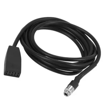 Высококачественный черный 10-контактный разъем 3,5 мм, Автомобильный USB AUX-адаптер для BMW E39 E53 BM54 X5 E46