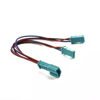 Высококачественный держатель для чашки, светодиодный окружающий свет, автомобильные технологии, аксессуары, автомобильный Y-образный кабель, радиоадаптер, 3-контактный синий