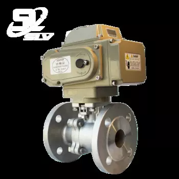 Высококачественный фланцевый шаровой кран с электрическим управлением
