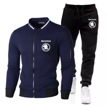 Высококачественный флисовый Мужской комплект с толстовкой и капюшоном, толстовка на молнии в стиле хип-хоп для мужчин, мужская осенне-зимняя куртка и брюки, костюм разных цветов