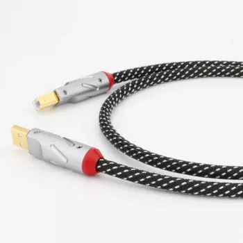 Высококачественный кабель Monosaudio X401, 24K, золотистый, OFC, USB2.0, разъем USB A-USB B, провод, цифровой аудио, кабель A-B Hi-Fi A51/B51/C51