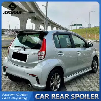 Высококачественный Неокрашенный спойлер из АБС-пластика для багажника Perodua Myvi Se2 Se, лучший оригинальный стиль, для 2005-2011