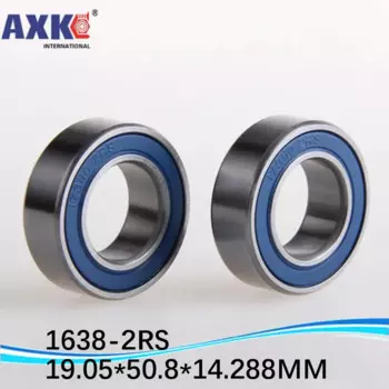 Высококачественный подшипник 1638 1638ZZ 1638RS 1638-2RS, миниатюрный дюймовый экранированный глубокий шарикоподшипник 19,05*50,8*14,288 мм AXK Steel Ra 0,8