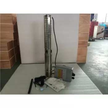 Высококачественный водяной насос на солнечной батарее, 4 дюйма, DC72V, 1300 Вт, с бесщеточным Мотором, контроллер MPPT, 3 года гарантии, 4SPSC10/90-D72/1300