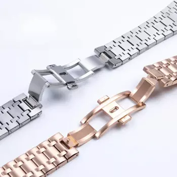 Высококачественный вогнуто-выпуклый ремешок для часов AP Royal Oak Offshore, диаметр 42 мм, водонепроницаемый, из твердой нержавеющей стали 15710 26470