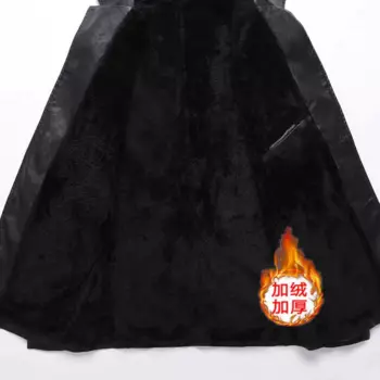 Высококлассная мужская кожаная куртка на флисовой подкладке Осень-Зима ветровка деловая Повседневная мотоциклетная куртка Верхняя одежда Военная Тактическая