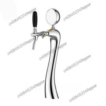 Высококлассная пивная колонка с одной головкой и маленькой талией со стандартной яркостью, пивная машина для бара с ярким изображением рыбий глаз