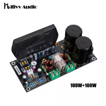 Высокомощный 100 Вт + 100 Вт Hifi Diy аудио стерео усилитель мощности, печатная плата, используется Sanyo STK4234MK2 толстый модуль, сварной и протестированный