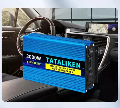 Высокомощный автомобильный модифицированный синусоидальный инвертор 600 Вт/1200 Вт/1500 Вт/2200 Вт/2600 Вт/2600 Вт/3000 Вт/4000 Вт постоянного тока 12 В/24 В переменного тока 110 В портативный