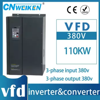 Высокомощный VFD 110/380 кВт в преобразователь частоты с переменной частотой, 3-фазный вход, Управление скоростью, мягкий старт VFD