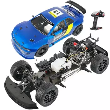 Высокопроизводительный бензиновый гоночный автомобиль Rofun A5 RC масштаб 1:5 RTR с газовым двигателем 32CC CNC алюминиевое шасси и ЖК-пультом дистанционного управления