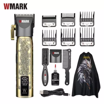 Высокоскоростная машинка для стрижки волос WMARK, фотоэлектрические машинки для стрижки волос, горячая Распродажа, зарядка для парикмахерских, профессиональный класс