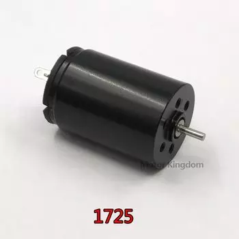 Высокоскоростной бесшумный электродвигатель для тату-машинки, 1725, 17 х25 мм, 12 В, 10000 об/мин, 12000 об/мин