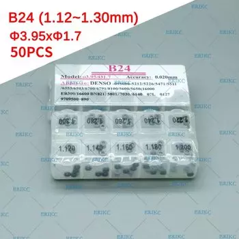 Высокоточные регулировочные прокладки B21 B23 B24 B27 насадка инжектора с общей топливной магистралью прокладка клапана E1022006 для Denso