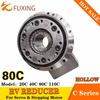 Высокоточный циклоидный редуктор RV 220BX 80C полый редуктор 130 Серводвигатель промышленный Обучающий робот-рычаг с фланцем