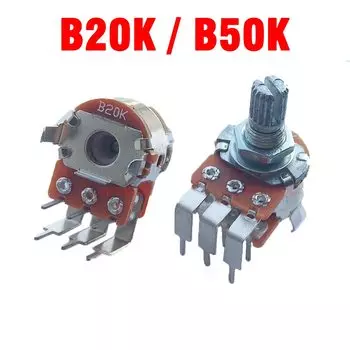 Высокоточный потенциометр WCLDDCH B20K B50K15MM