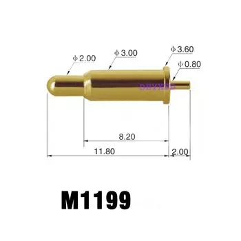 Высокоточный пружинный разъем Pogo WCLDDCH High Current Probe