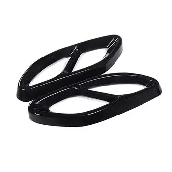 Высшее качество для Mercedes Benz GLC A B C E Class W205 Coupe W213 W176 W246 2016-17 автомобильные аксессуары AMG выхлопная накладка отделка 304 сталь