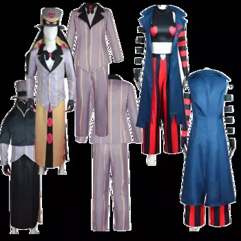 Взрослый сэр пентиус барвет косплей аниме костюм хабензина Фэнтезийный мужской костюм пальто брюки шляпа перчатки наряды